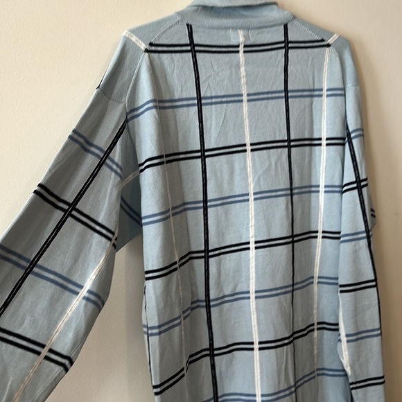 PAUL Smith Jeans Vintage Plaid Striped Zip-Up Cardigan - Picture 8 of 8